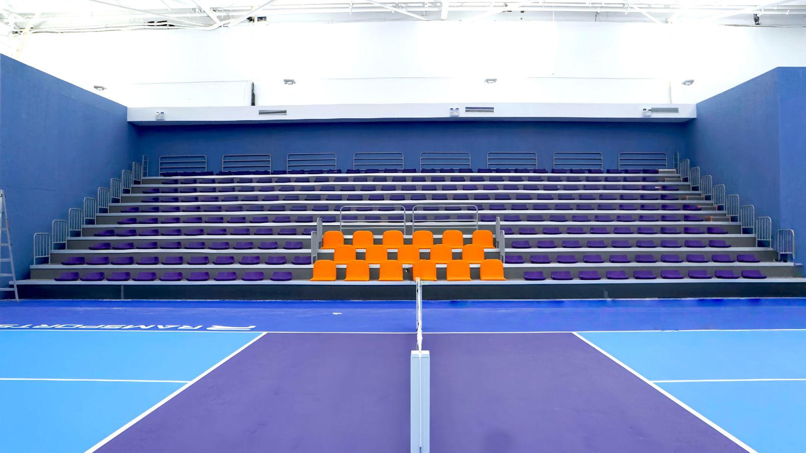 Stadium seating at Cosmos Arena